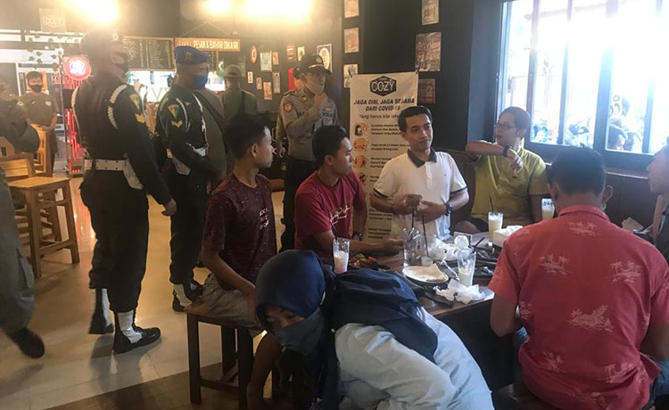 Cegah Covid-19, Patroli Gabungan Digiatkan di Warkop, Kafe, dan Pasar