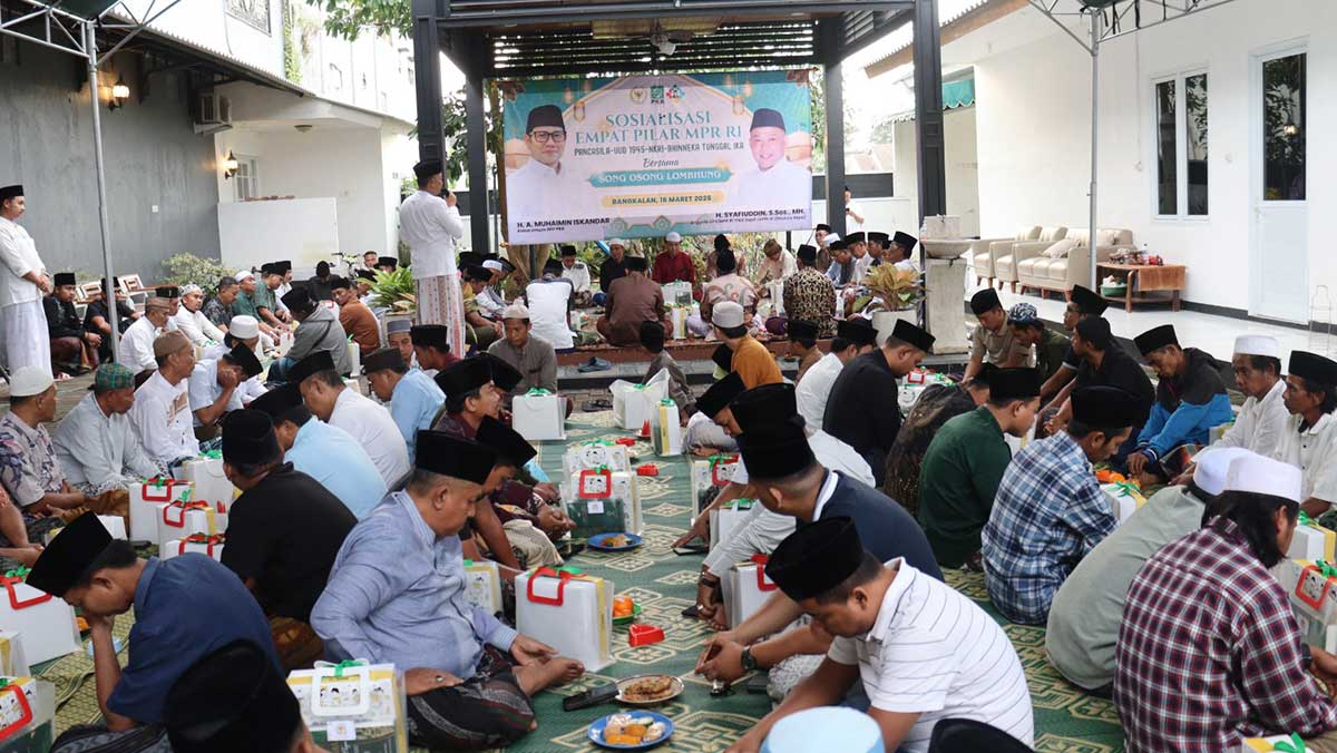 Sosialisasi 4 pilar kebangsaan di Bangkalan.