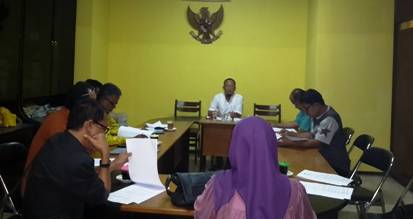 Rapat konsolidasi Golkar Gresik jelang Pilbup Desember mendatang. foto: Syuhud/BangsaOnline.com