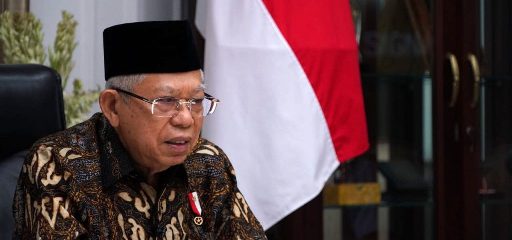 Wapres Ma’ruf Amin saat membuka II-Motion 2021, secara virtual, Kamis (03/06/2021). (Foto: BPMI Setwapres)