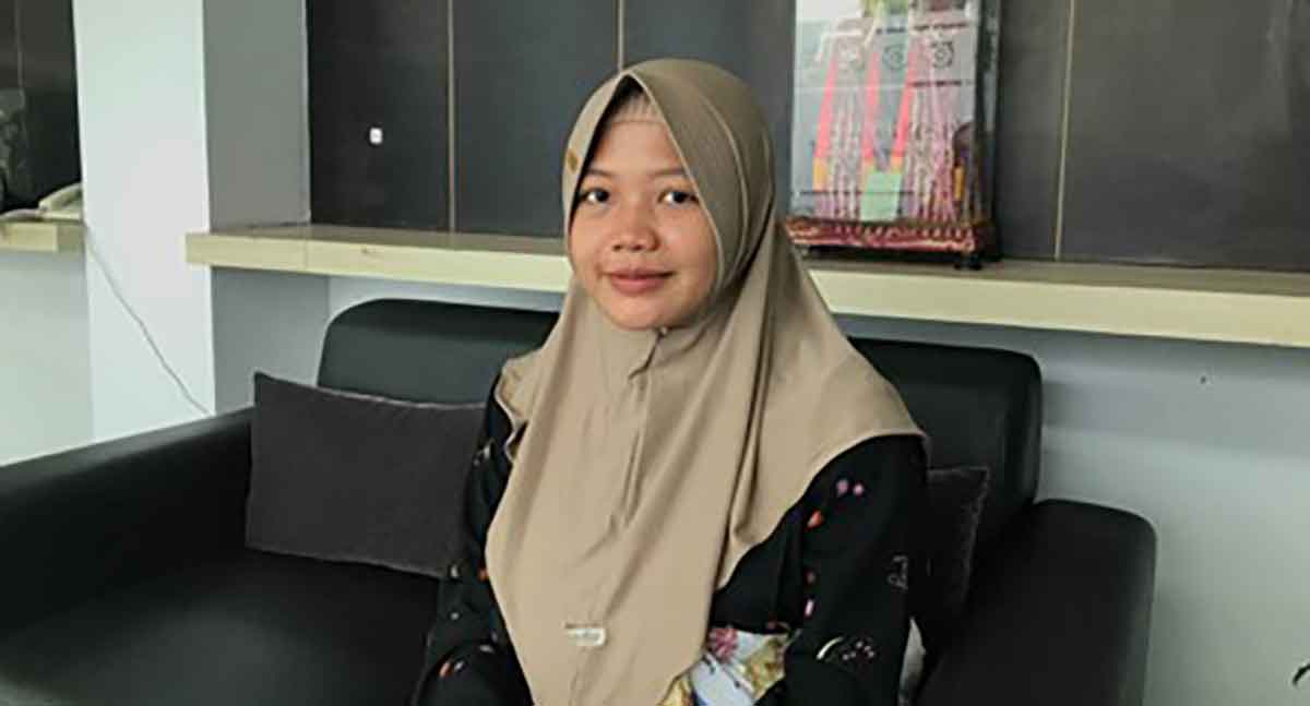 Elok Nurul Fadhilah (26), peserta JKN dari Kecamatan Kandat, Kabupaten Kediri. Foto: Ist