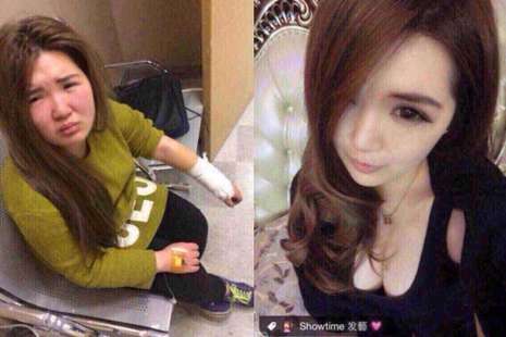 Xiao Jin asli dan foto profilnya (WeChat). Detik.com