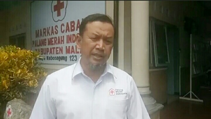 Sekretaris PMI Kabupaten Malang Aprilijanto .
