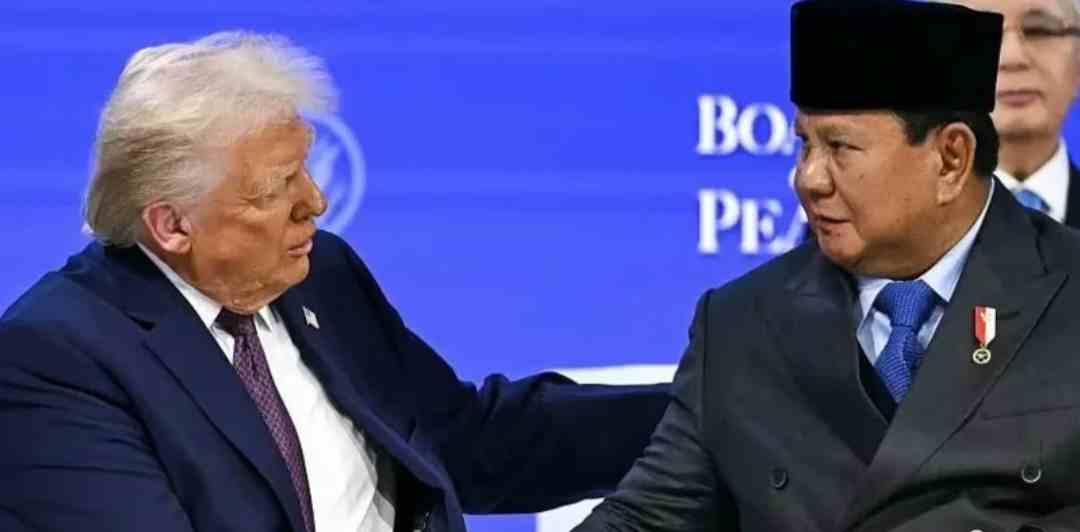 Presiden AS Donald Trump dan Prabowo Subianto di Whasington DC Amerika Serikat (AS). Foto: Sesneg/Rmol 