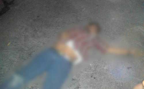 Korban tergeletak tak sadarkan diri. foto: reprojat