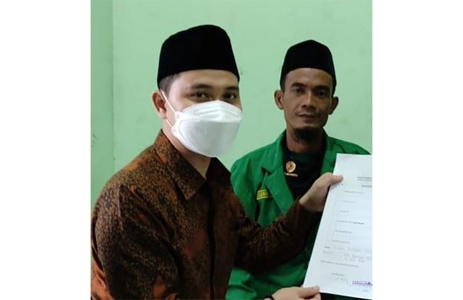 Muhammad Al Barra, L.C., M.Hum., Wakil Bupati Mojokerto, salah satu kandidat Ketua GP Ansor Kabupaten Mojokerto. Foto: YUDI EP/ BANGSAONLINE.COM