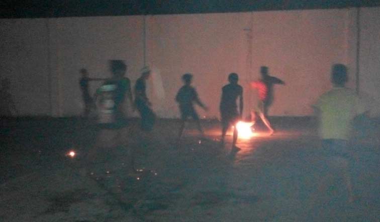Para santri Putra Pondok Salafiyah Syafi