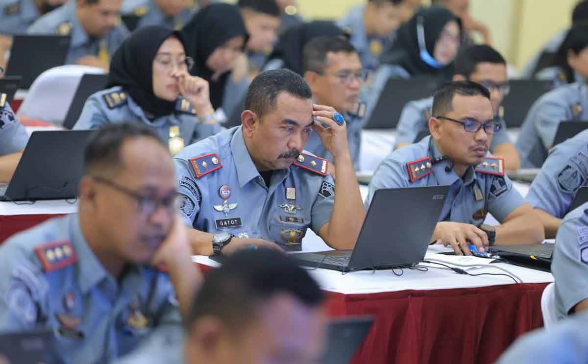 Uji kompetensi yang digelar Kanwil Kemenkumham Jatim.