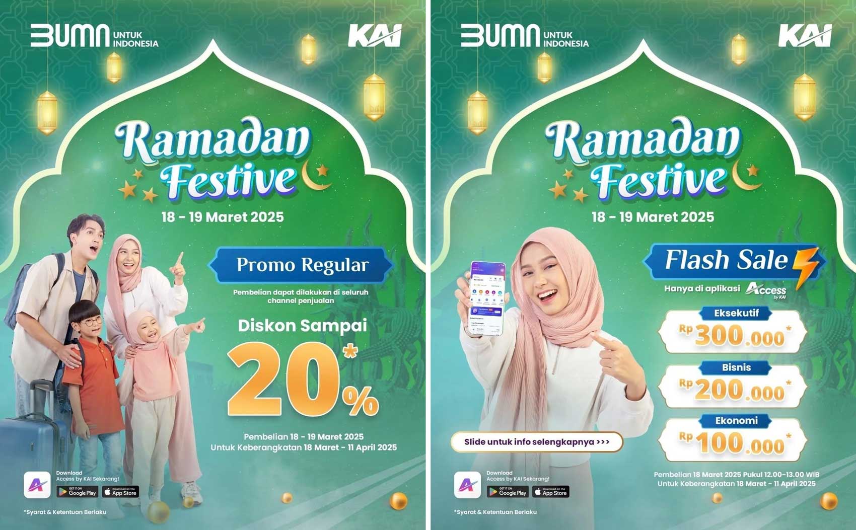 Banjir Promo Ramadan Festive dari Daop 7 Madiun, Ada Diskon 20% dan Flash Sale