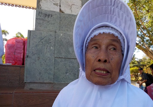 Nenek Istiyah yang berusia 78 tahun.