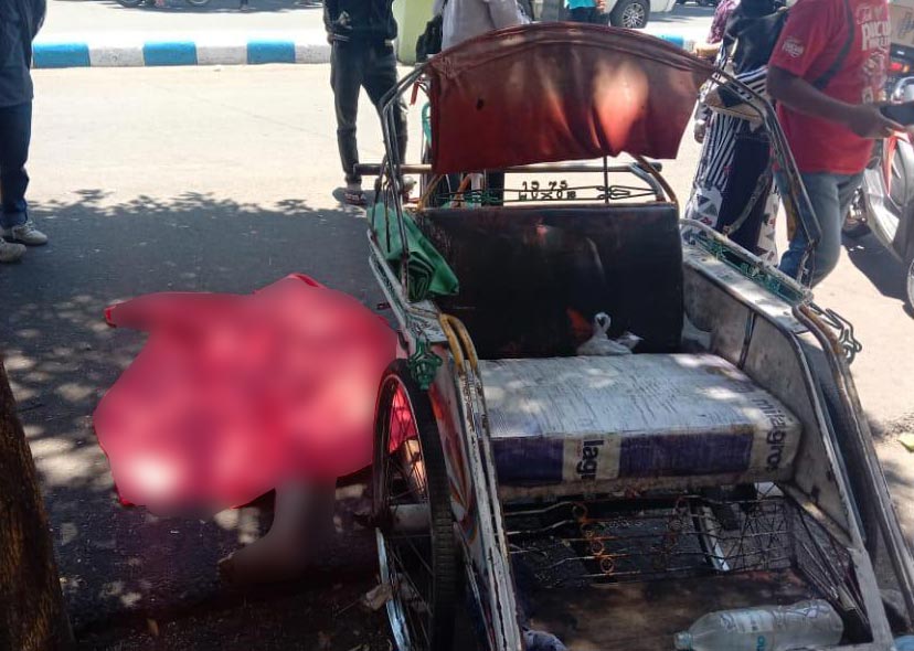 Seorang tukang becak di Probolinggo yang ditemukan meninggal
