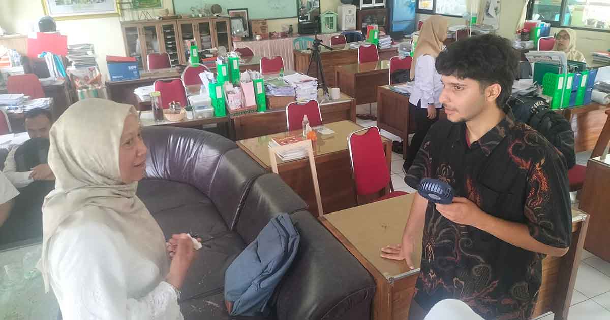 Beradcan Orak, siswa asal Turki yang mengikuti program AFS atau American Field Service tri semester di SMAN 2 Batu.