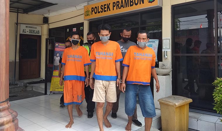 Polsek Prambon Sidoarjo Amankan 10 Gram Sabu dari Tiga Pengedar