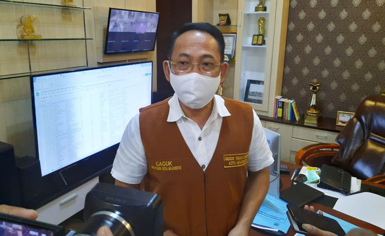 Gaguk Tri Prasetyo, Jubir Gugus Tugas Covid-19 Kota Mojokerto.