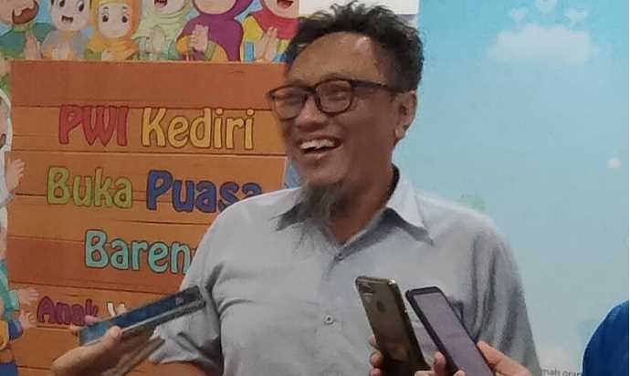 Ketua PWI Kediri Bambang Iswahyoedhi. Foto: MUJI HARJITA/ BANGSAONLINE.com