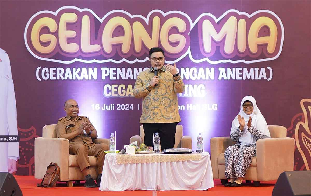 Bupati Kediri, Hanindhito Himawan Pramana, saat memberi sambutan. Foto: Ist