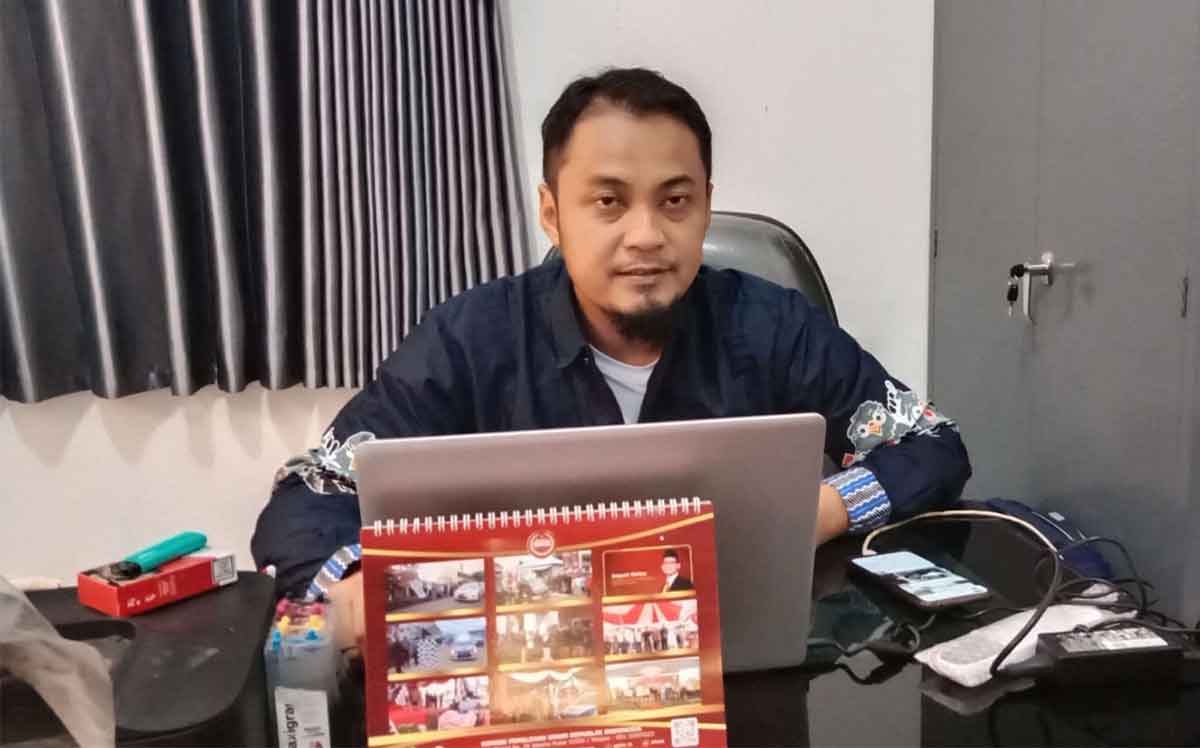 Ketua KPU Kabupaten Kediri, Nanang Qosim.