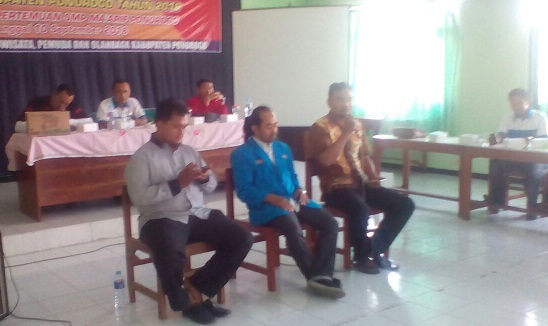 Suasana Musdalub KNPI Ponorogo