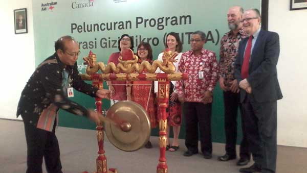 10 Daerah di Jatim Dapat Bantuan Gizi dari Australia dan Kanada