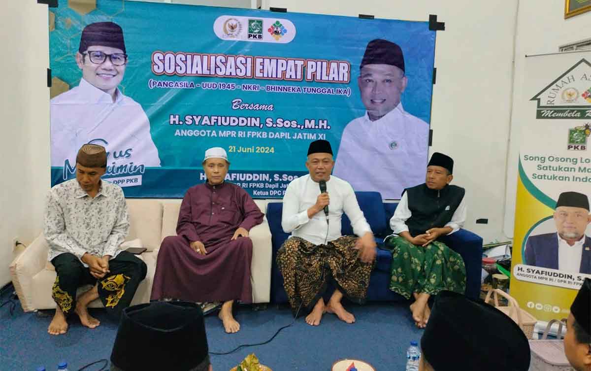 Sosialisasi 4 Pilar, Syafiuddin Ajak Masyarakat Jaga Kondusivitas Jelang Pilkada 2024 di Bangkalan