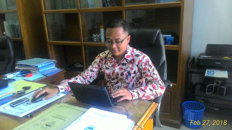 Kasubag Perundangan-Undangan Bagian Hukum Setkab Pacitan, Deni Cahyantoro.