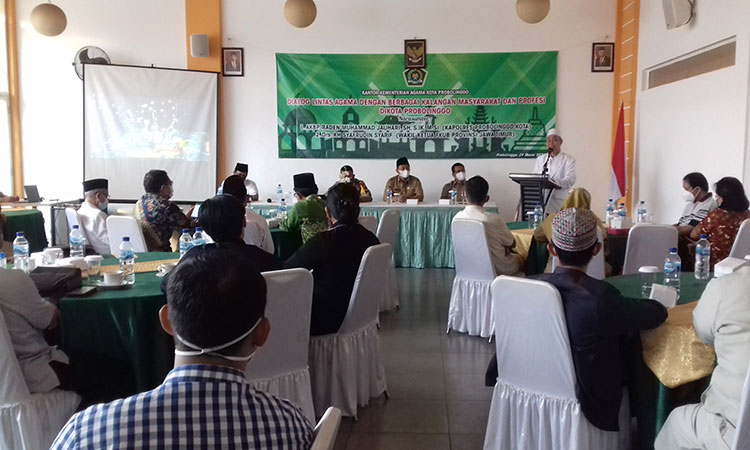 Dialog Lintas Agama dengan Berbagai Kalangan Masyarakat dan Profesi, Senin (29/3/2021). (foto: ist)