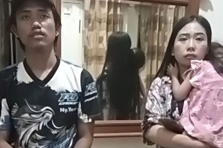 Korban usai dievakuasi oleh petugas kepolisian