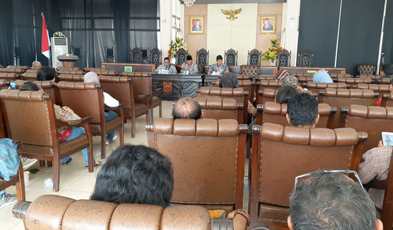 Kegiatan silaturrahim antara Humas dan Protokol dengan awak media yang bertugas di lingkungan Pemkot Mojokerto.