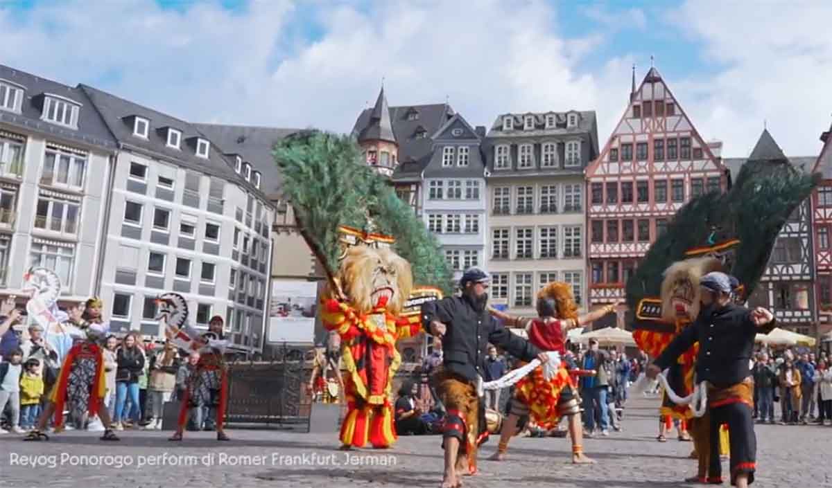 Reog Ponorogo Tampil Perdana di Jerman