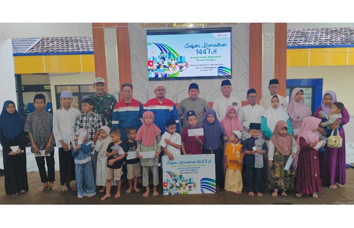 Safari Ramadhan yang digelar PT Pertamina Hulu Energi Tuban East Java (PHE TEJR) bersama PT Pertamina Hulu Energi Randugunting.