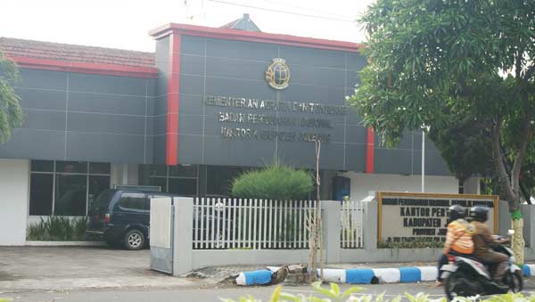 Kantor BPN Jombang. foto: rony suhartomo/ BANGSAONLINE