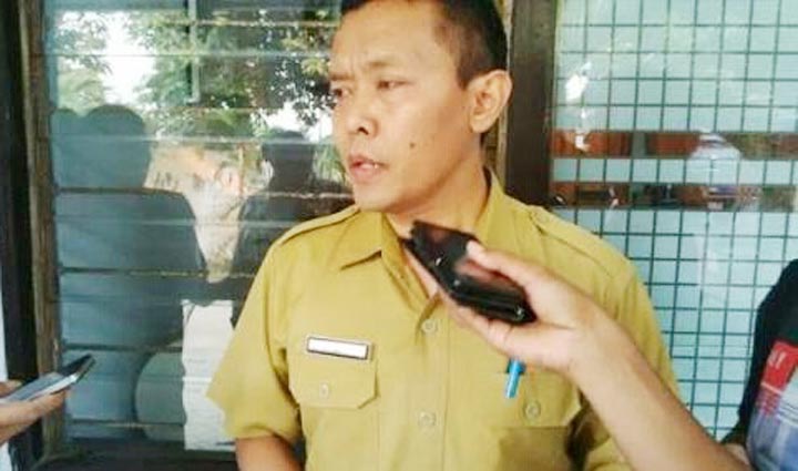 H. Bambang Purwanto, Kepala Dinas PUPR Kabupaten Mojokerto memberikan keterangan usai rakor dengan kecamatan dan desa.