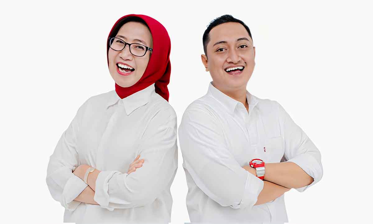 Pasagan calon Bupati dan Wakil Bupati Lumajang nomor urut 2, Indah Amperwati-Yudha Adji Kusuma. Foto: Ist
