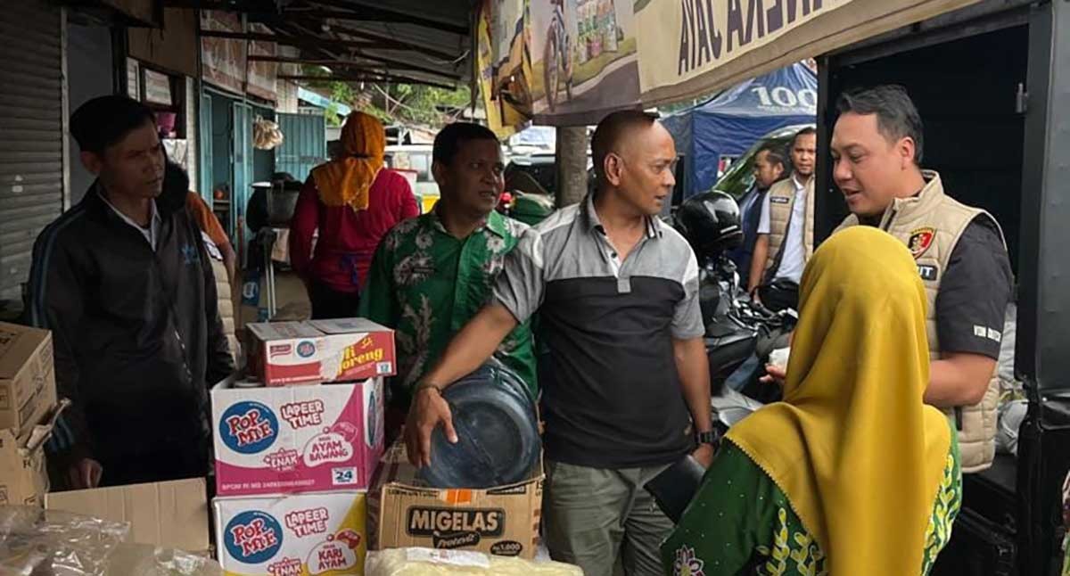 Pengawasan yang dilakukan Satgas Pangan Polres Pasuruan.