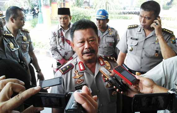 Irjen Anton Setiadji di Pendopo Kabupaten Lumajang. foto: imron/BANGSAONLINE