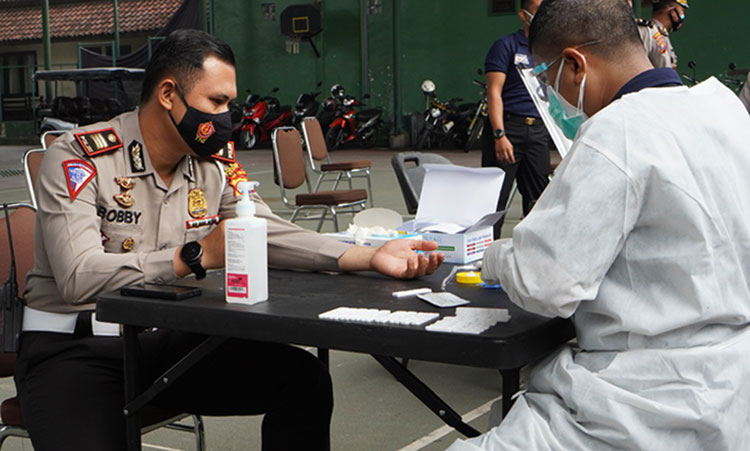 Jelang Nataru, Satlantas Polres Kediri Lakukan Pengecekan Persiapan Operasi Lilin Semeru 2020