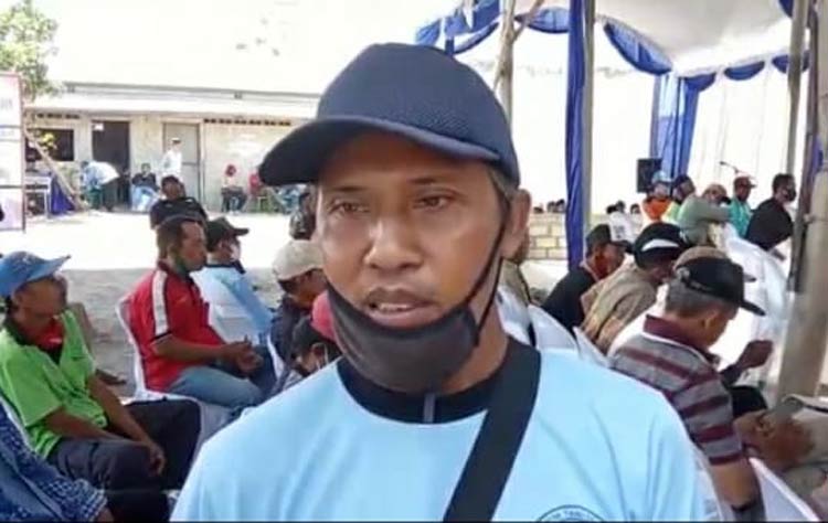 Imam Masruri, salah satu petani dari Poktan Dewi Sri 2 Desa Plosorejo.
