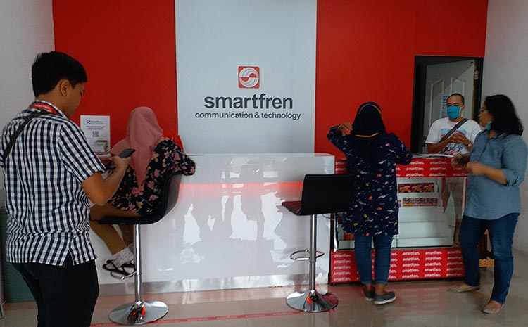 Kantor Smartfren Bangkalan yang berada di Residen Khayangan, Kabupaten Bangkalan.