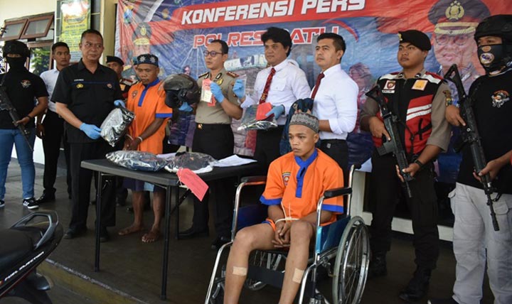 Melawan Petugas, 2 Pelaku Curanmor di Kota Batu Dihadiahi Timah Panas
