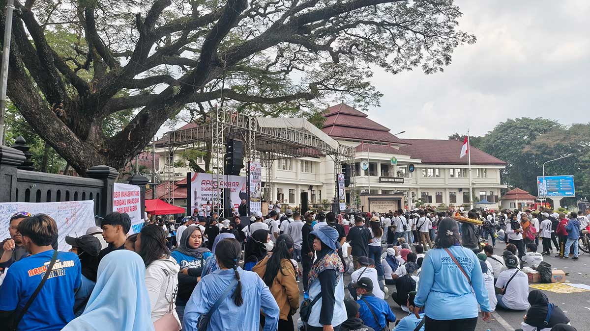 Dukung Program MBG, Ribuan Warga Malang Raya Gelar Aksi Damai