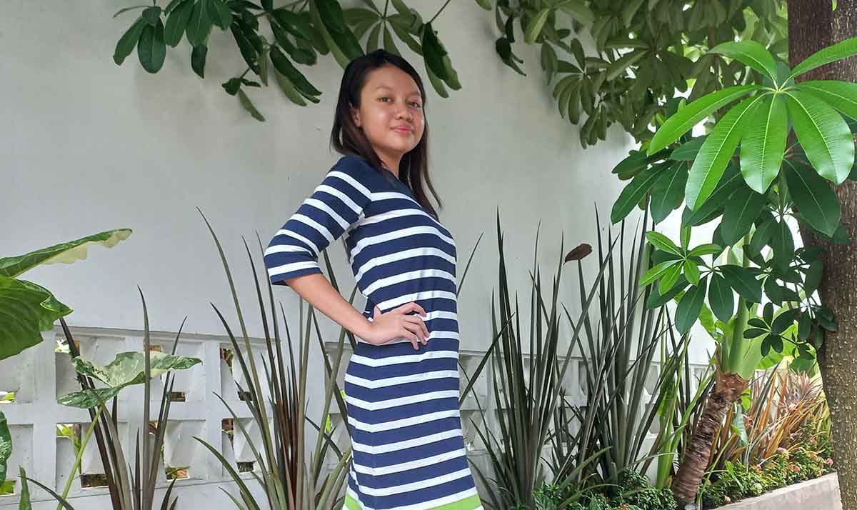 Khaira Lubna salah satu pemeran utama dalam film Desa Mati.