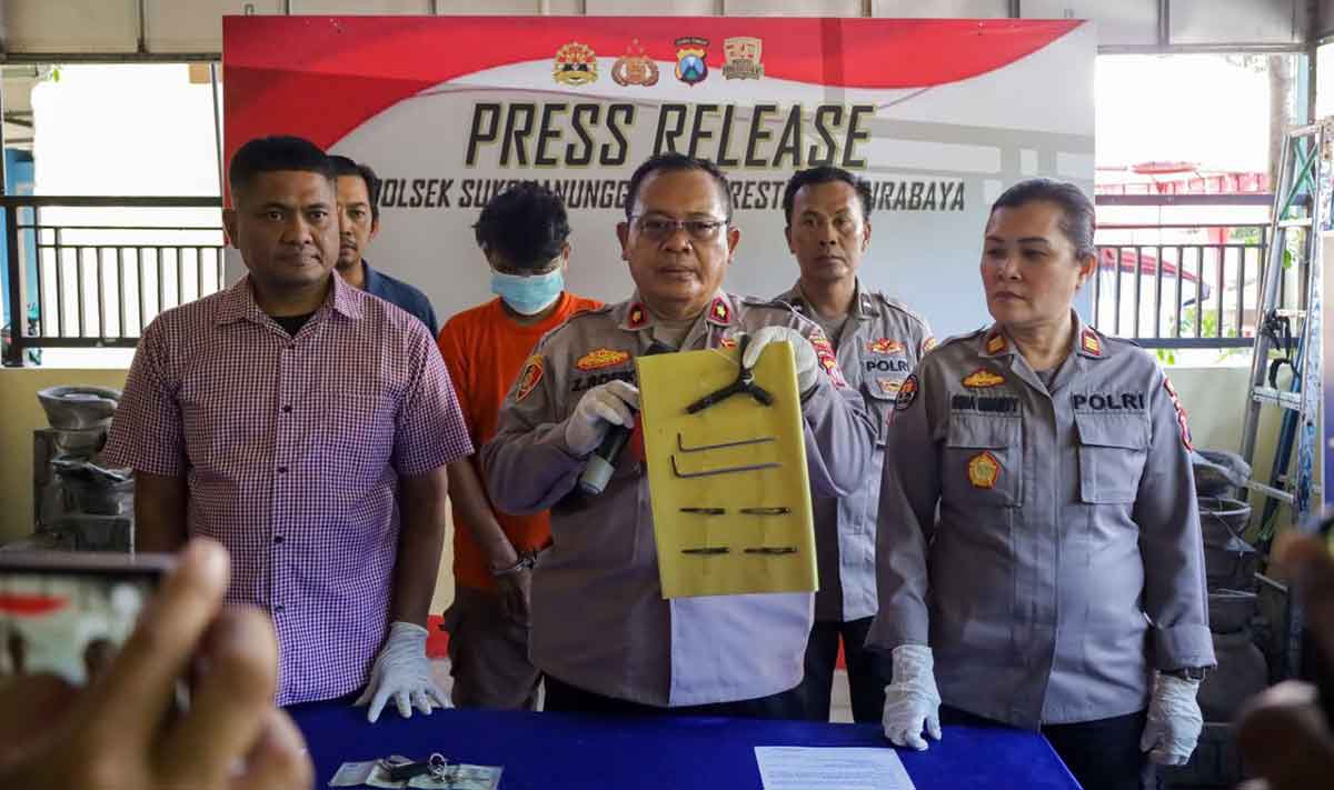 Nyamar Jadi Pemulung, Polisi Tangkap Residivis Curanmor