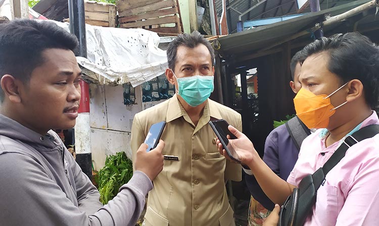 Juru Bicara Satgas Covid-19, Ahmad Marzuki ketika memberi keterangan pada wartawan.
