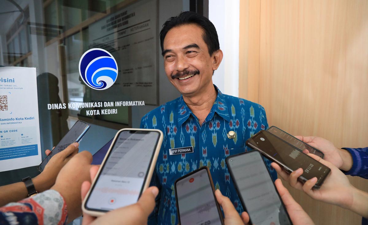 Apip Permana, Kepala Dinas Kominfo Kota Kediri.