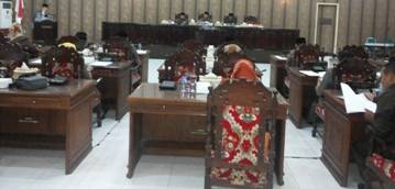 Suasana sidang Paripurna Dewan Kota Probolinggo. foto: andi sirajudin/BANGSAONLINE