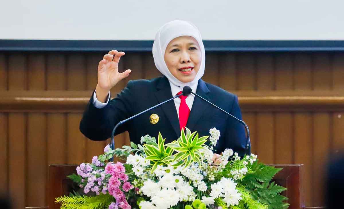 Gubernur Jawa Timur, Khofifah Indar Parawansa.