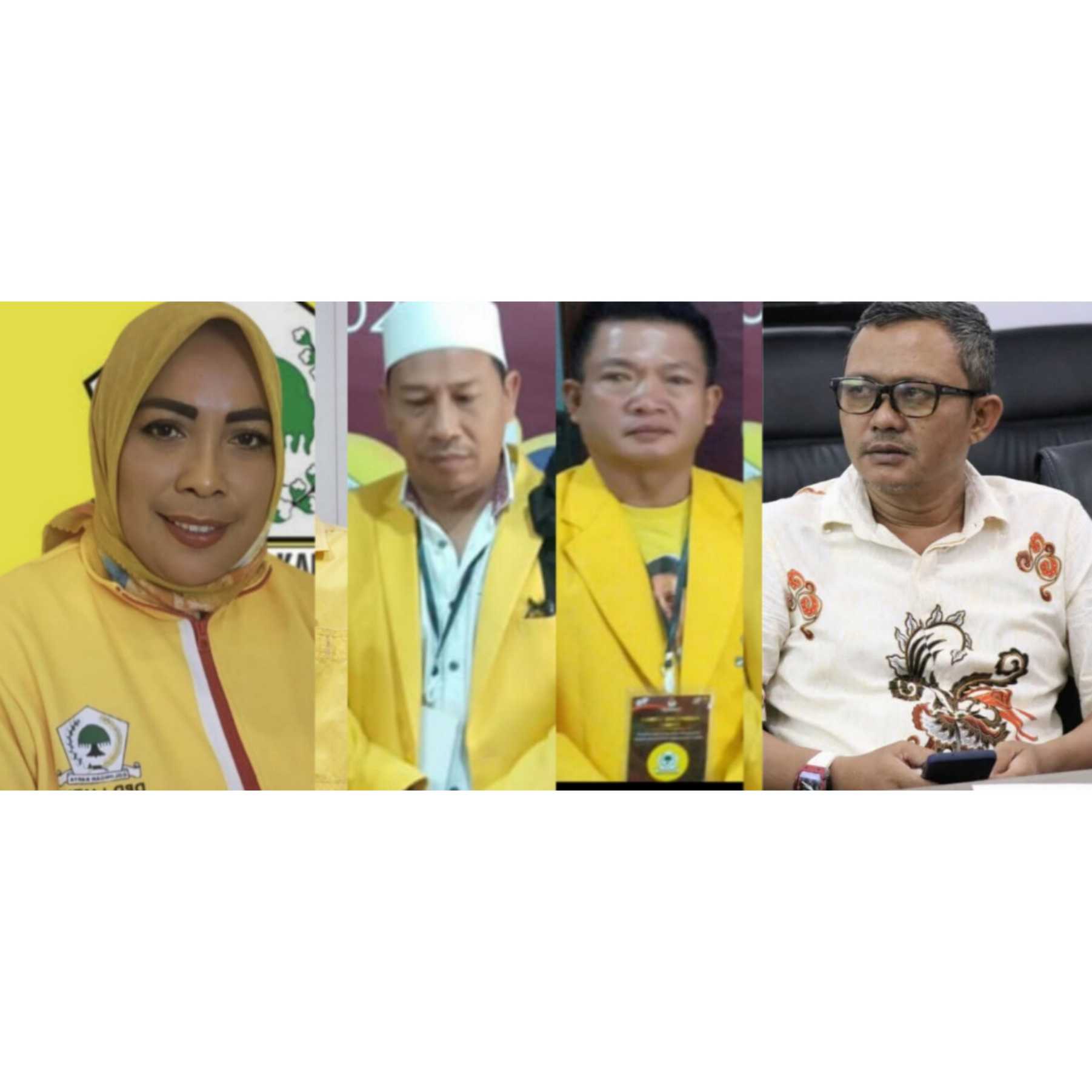 (Dari kiri) Anis, Asroin, Wongso, Fiqhan