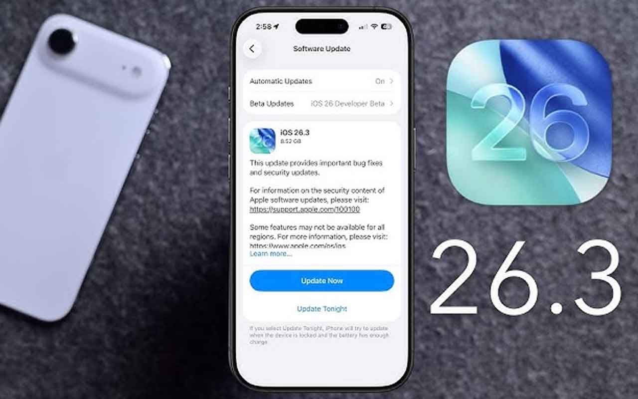 iOS 26.3 sudah dirilis.
