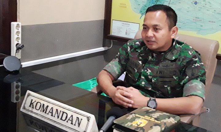 Dandim 0809 Kediri, Letkol Kav. Dwi Agung Sutrisno. (foto: Muju Harjita/ BANGSAONLINE)