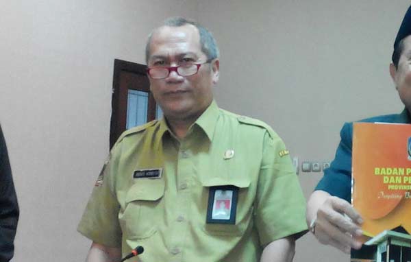 Sekdakot Mojokerto, Agoes Nirbito. (yudi ep/BANGSAONLINE)